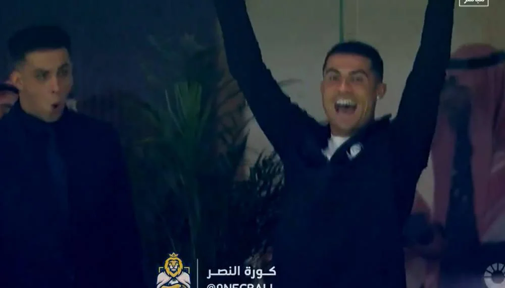 Ronaldo jubelt auf Tribüne über Wahnsinns-Treffer gegen Messis Inter Miami