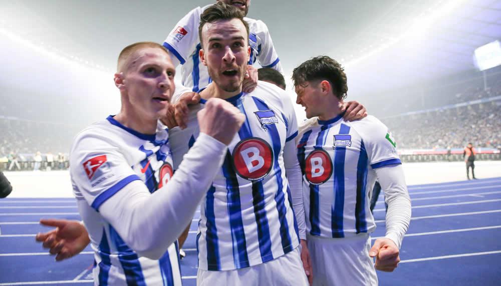 Im Video: Haris Tabakovic mit Hertha-Doublette