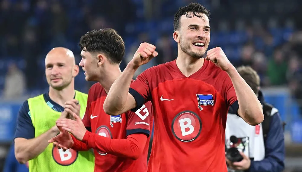 Im Video: Haris Tabakovic wird durch Siegtor zum Hertha-Helden