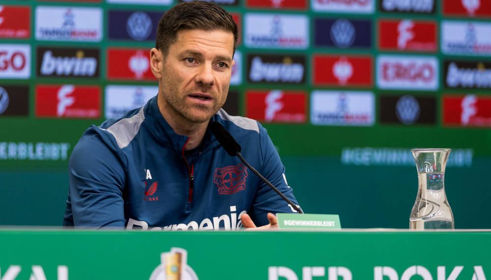 Leverkusens Trainer Xabi Alonso redet Pokalgegner stark
