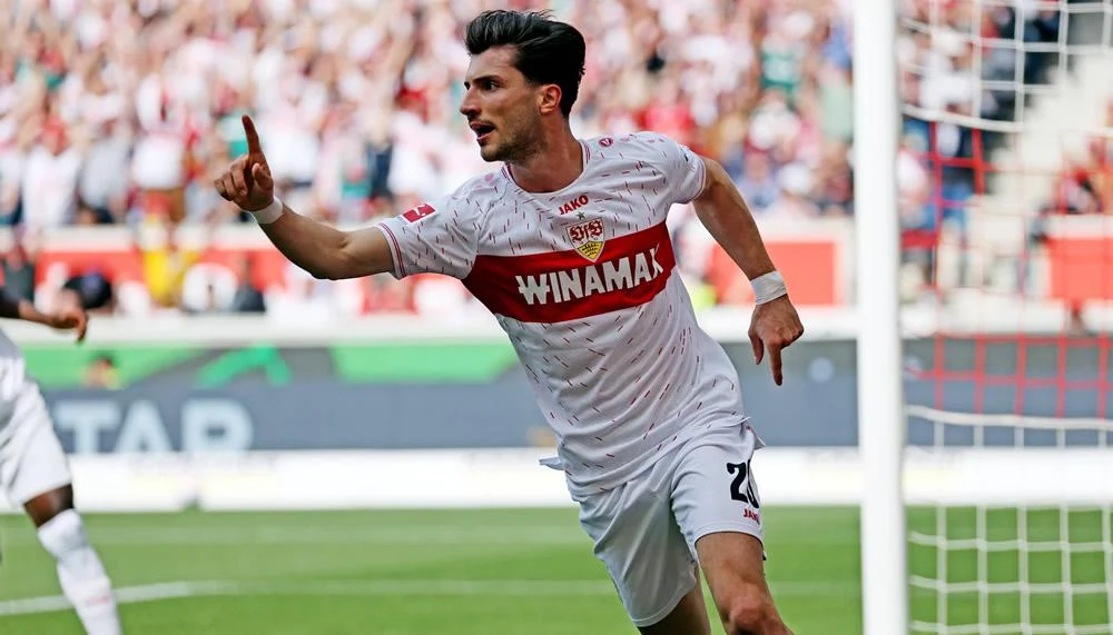 Im Video: Leonidas Stergiou erzielt erstes Bundesliga-Tor