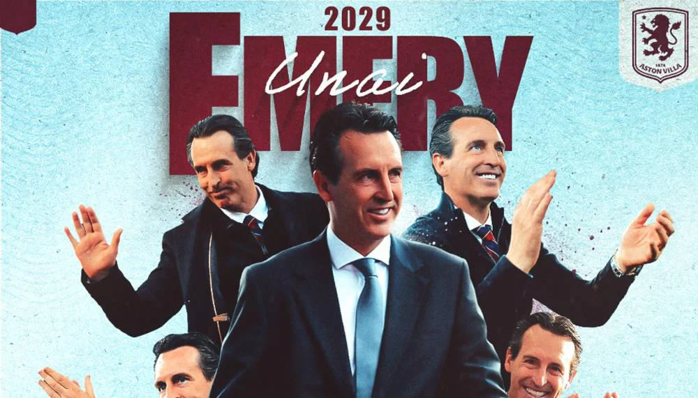 Unai Emery verlängert Vertrag bei Aston Villa erneut