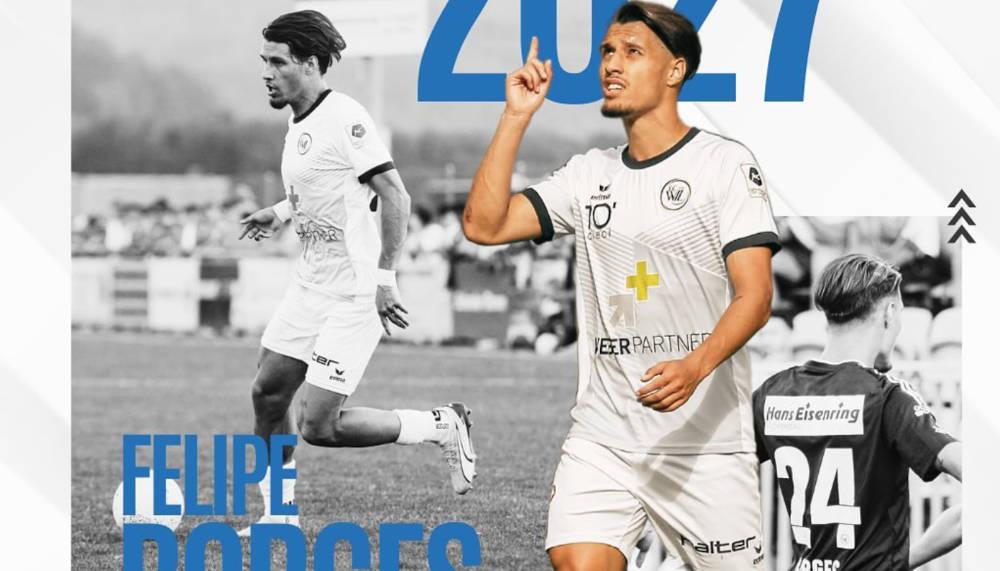 Der FC Wil verlängert den Vertrag mit Aufsteiger Felipe Borges