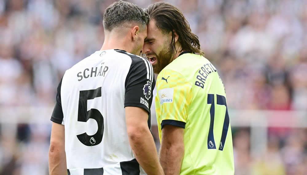 Im Video: Fabian Schär fliegt wegen Kopfstoss vom Platz