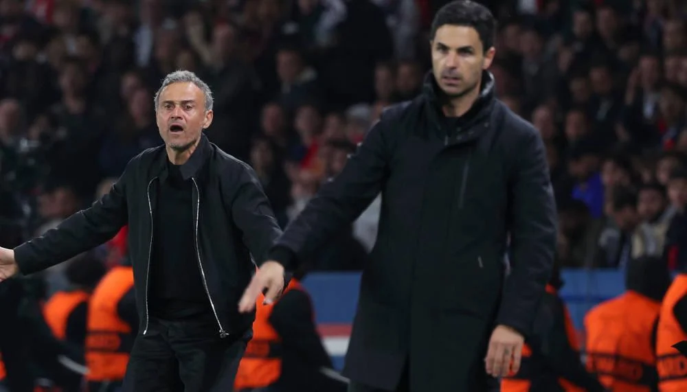 Mikel Arteta & Luis Enrique streiten über Bewertung des Spiels