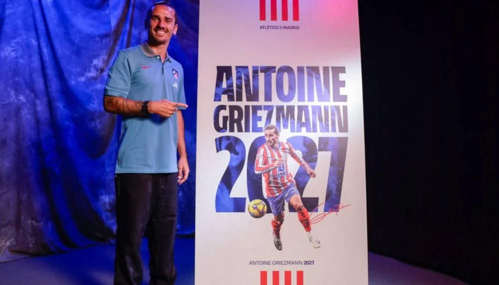 Antoine Griezmann hält Atlético die Treue und verlängert noch einmal