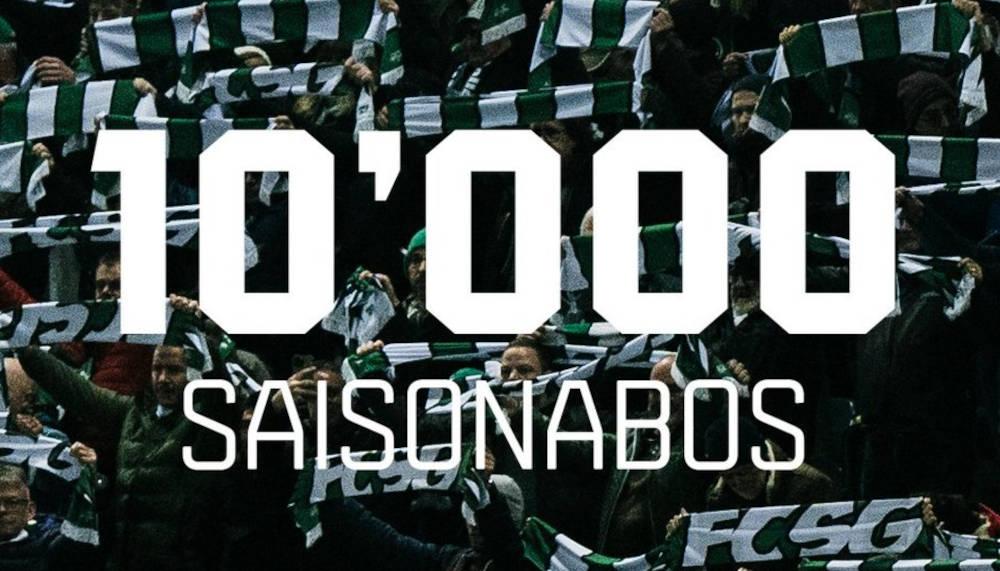 Der FC St. Gallen jubelt über seine Saisonkarten-Verkäufe