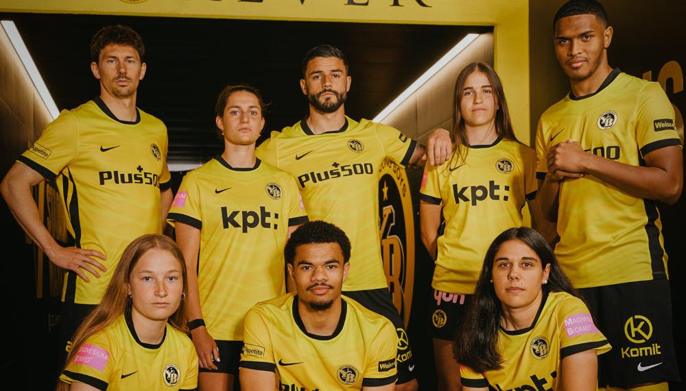 YB präsentiert das neue Heimtrikot