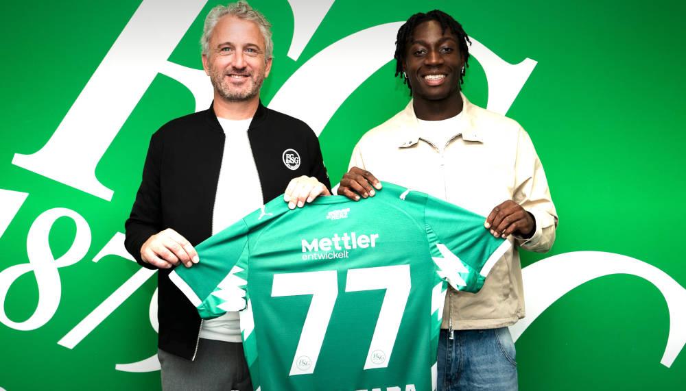 Der FC St. Gallen begrüsst seinen Servette-Neuzugang Tiemoko Ouattara