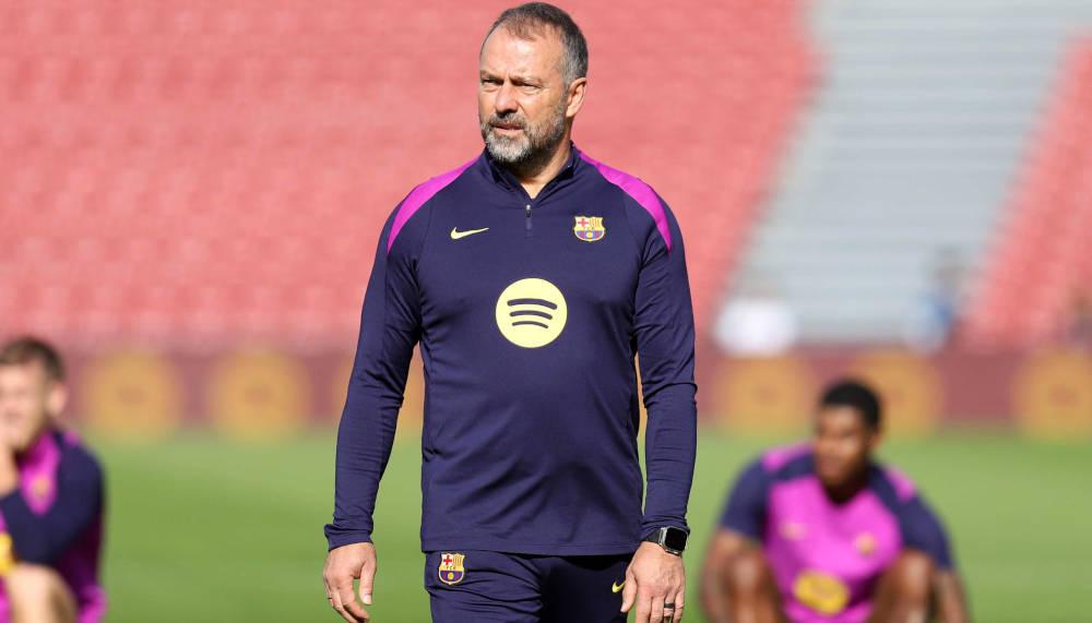 Barça-Präsident Joan Laporta spricht über mögliches Aus von Hansi Flick