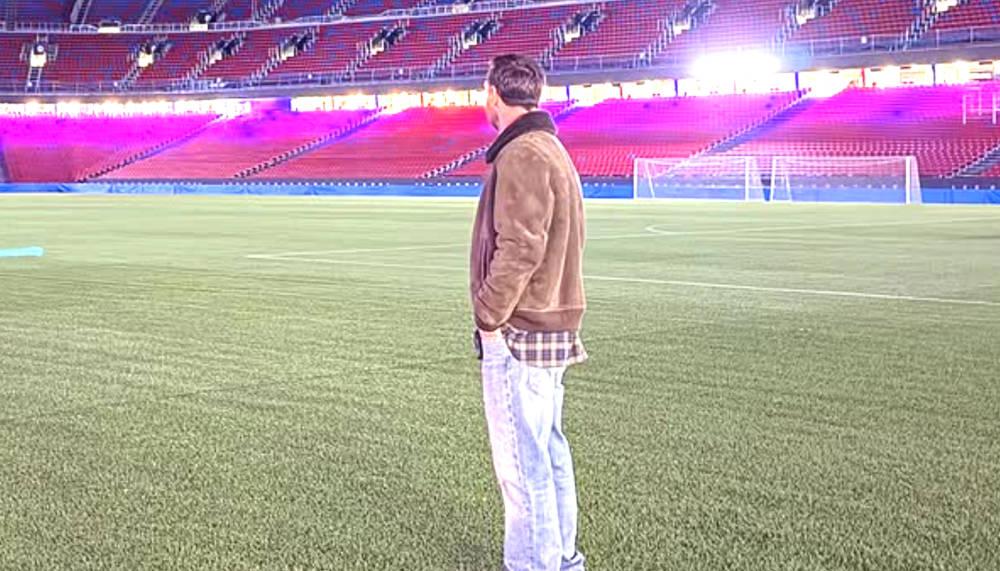 Lionel Messi mit Blitzbesuch im neuen Camp Nou