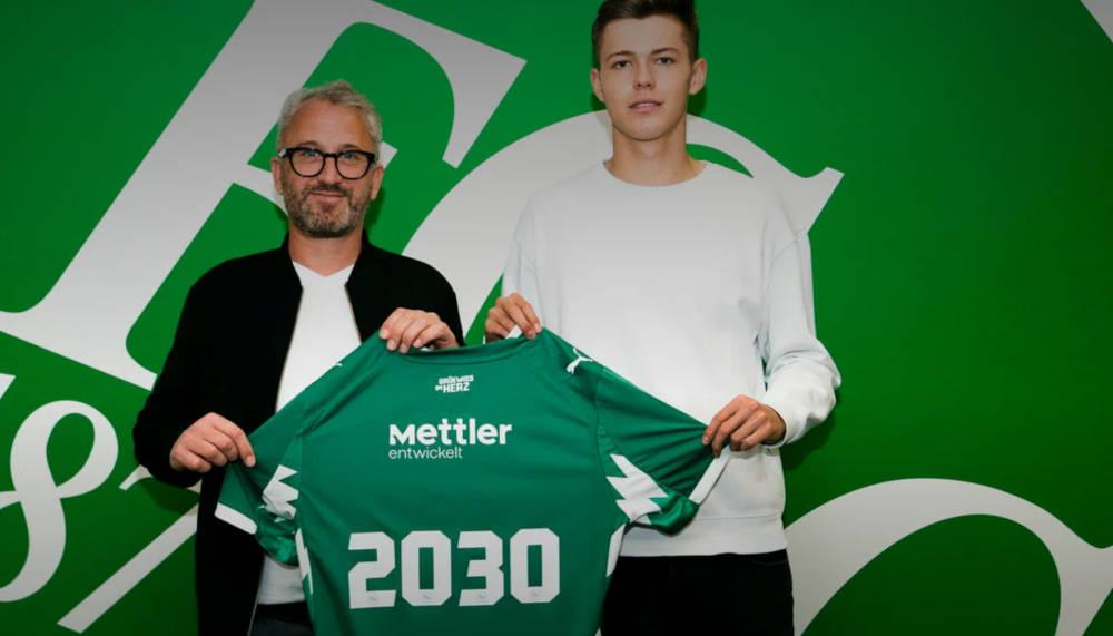 Der FC St. Gallen verlängert mit Abwehr-Juwel Cyrill May