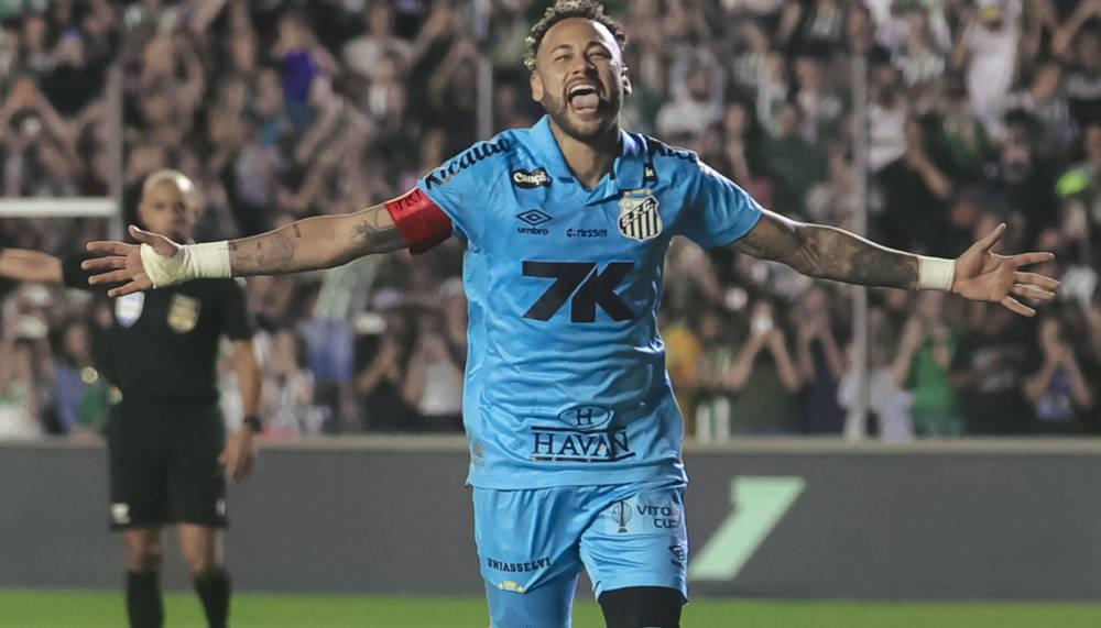 Neymar legt unglaublichen Auftritt hin und rettet den FC Santos