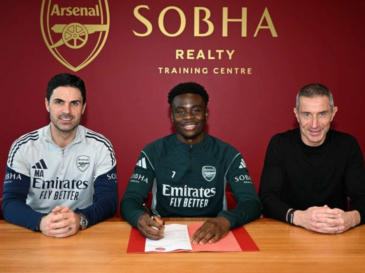 Unterschrift gesetzt: Arsenal macht Bukayo Saka zum Spitzenverdiener