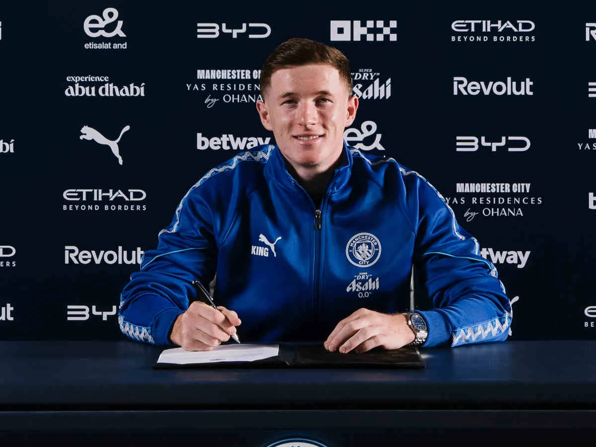 ManCity stellt Rekordneuzugang Elliot Anderson offiziell vor